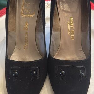 Vintage Christian Dior for Bonwit Teller Black Pumps
